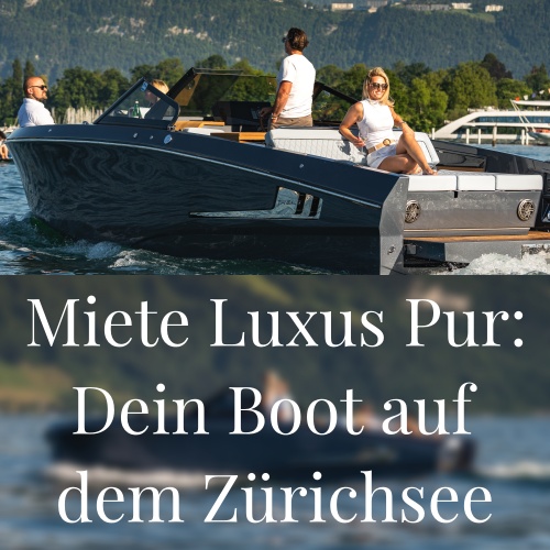 Dein Boot auf dem Zürichsee